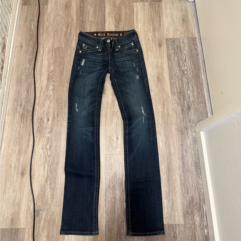 Rock Revival Women's Deep Indigo Boot Cut Jeans